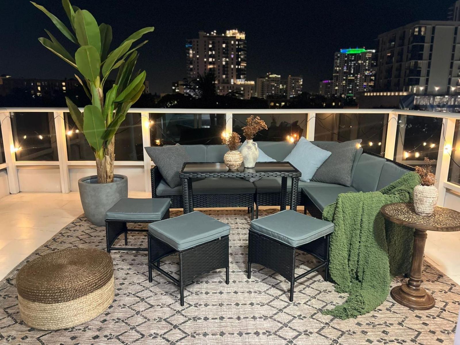 Miami Wood Apart Hotel New 2024 - Private Terrace - Free Garage - Beach 5 Min Hollywood Luaran gambar